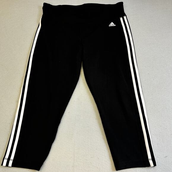 Adidas Climalite Joggers Mens XL Black Activewear Track Pants Workout Casual - Picture 1 of 7